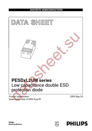 PESD5V0L2UM T/R datasheet  